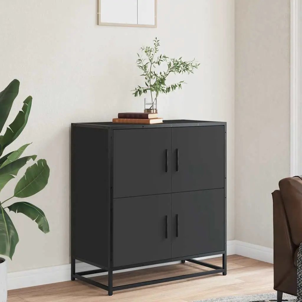 vidaXL vidaXL Sideboard Black 68x35x76 cm Engineered Wood - Sideboard
