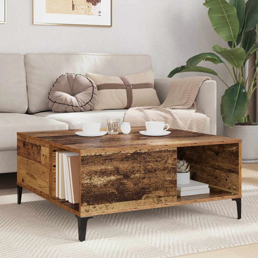 vidaXL VidaXL Coffee Table 80x80x36.5 cm Engineered Wood - Coffee Table