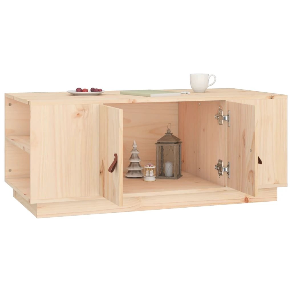 vidaXL Coffee Table 100x50x41 Solid Pine Lounge by vidaXL