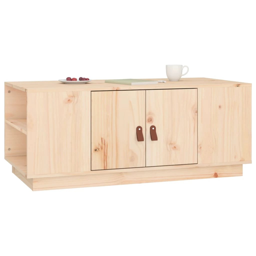 vidaXL Coffee Table 100x50x41 Solid Pine Lounge by vidaXL