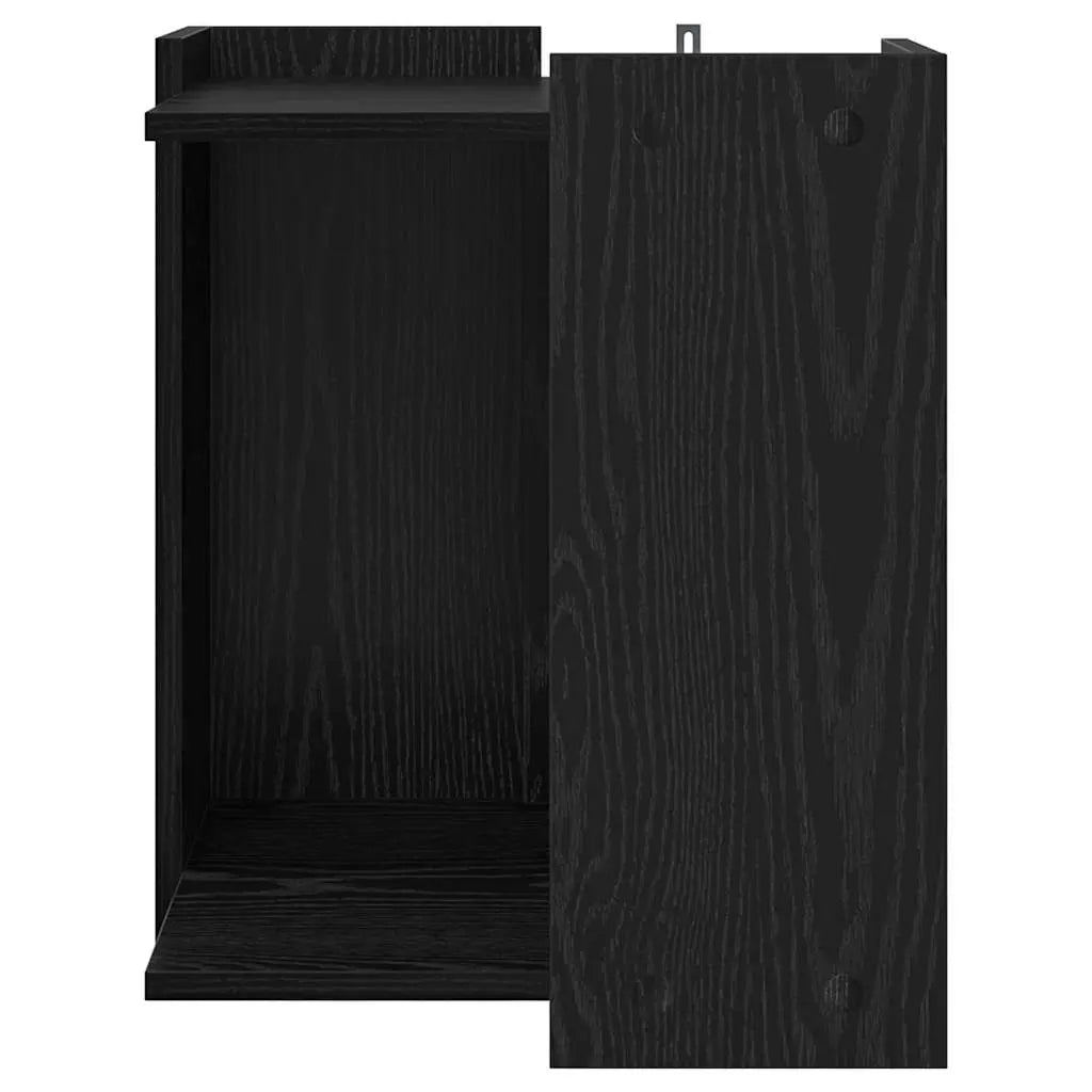 vidaXL Cat Litter Box Enclosure Black Oak 42 x 42 x 51 cm - from vidaXL
