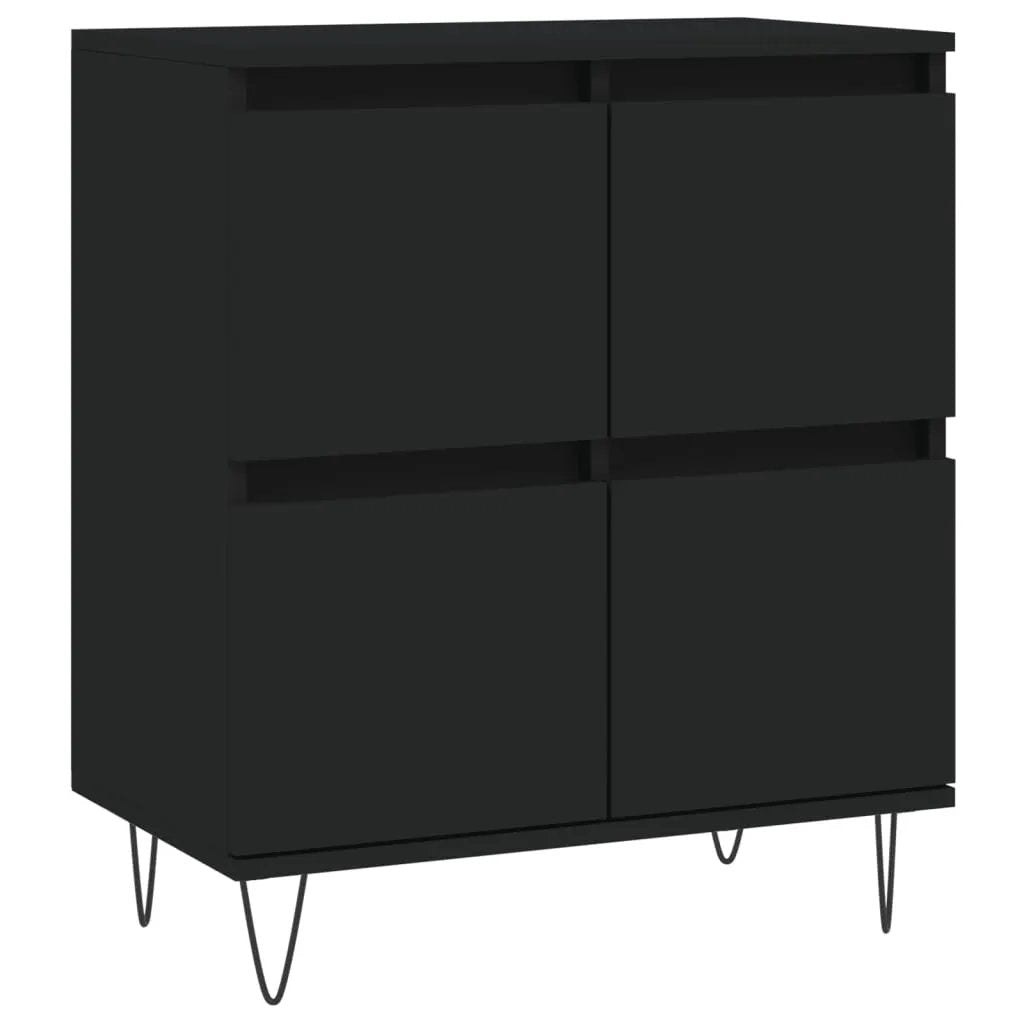 vidaXL vidaXL Sideboard Black 60x35x70 cm Engineered Wood - Sideboard