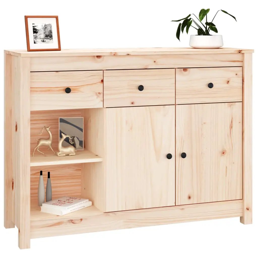vidaXL vidaXL Sideboard 100x35x74 cm Solid Wood Pine - Sideboard