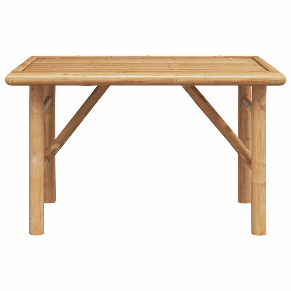 vidaXL VidaXL Bamboo Coffee Table 70 x 40 x 36 cm Modern Clean Line For Living Room Decor - Coffee Table