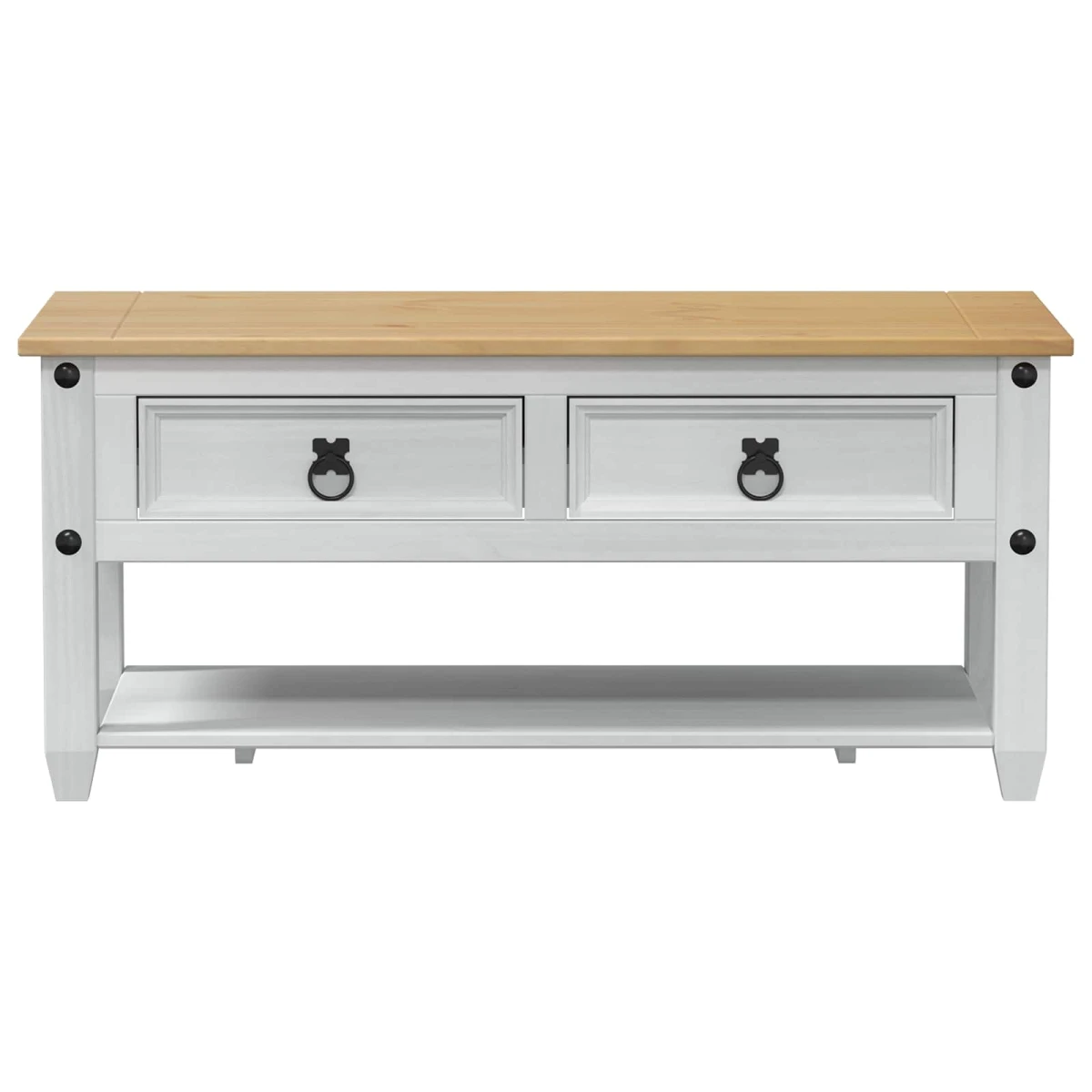 VidaXL Coffee Table 100x48x45 SolidPine LivingRoom by vidaXL