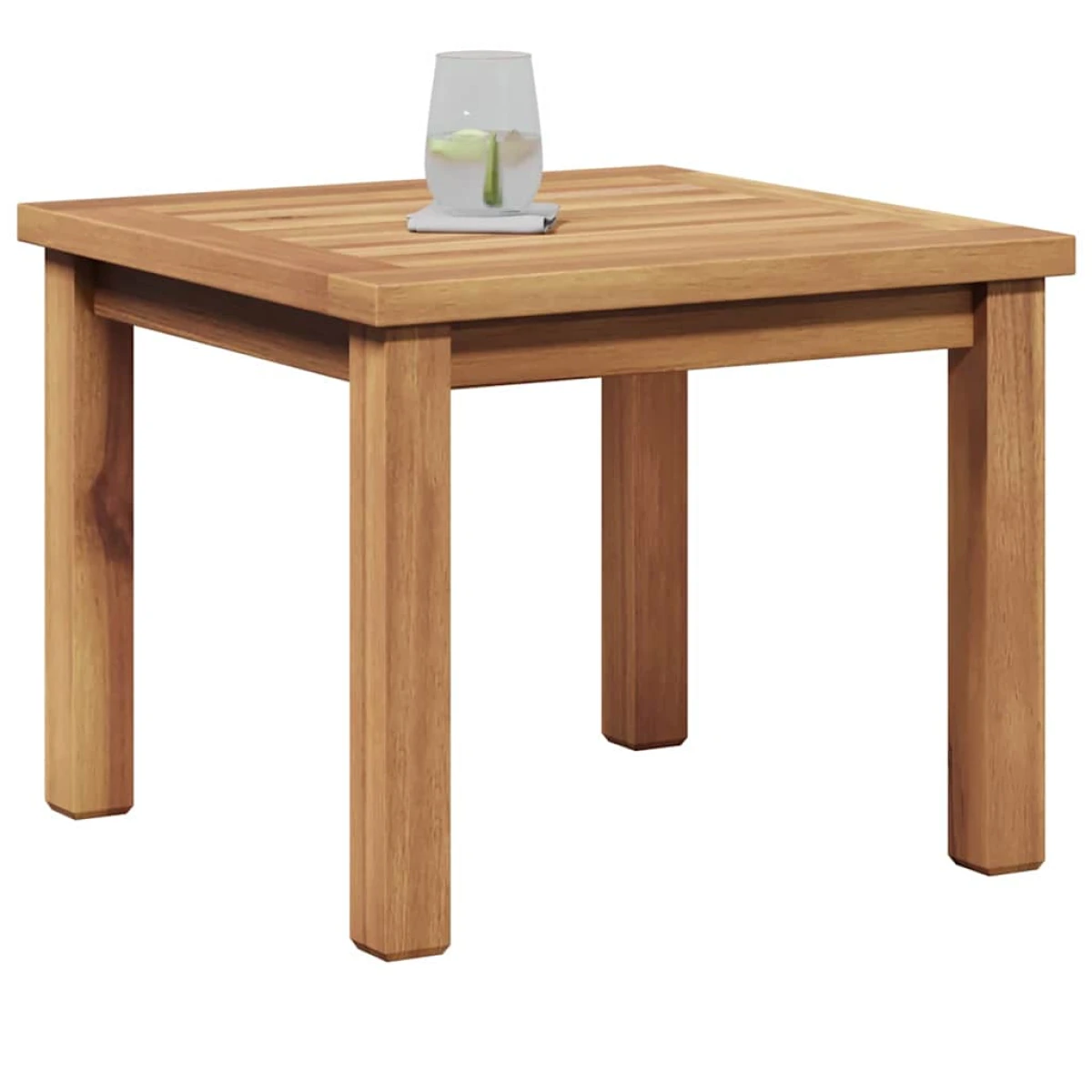 VidaXL Outdoor Coffee Table 45x45x36 Cm Solid Teak Wood For Garden And Patio Use by vidaXL