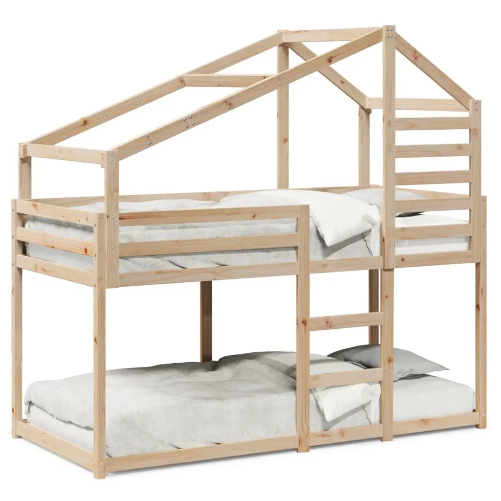 vidaXL Bunk Bed without Mattress 80x200 cm Solid Wood Pine - from vidaXL