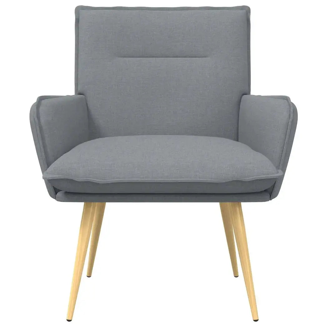 vidaXL Armchair Light Grey Fabric - from vidaXL