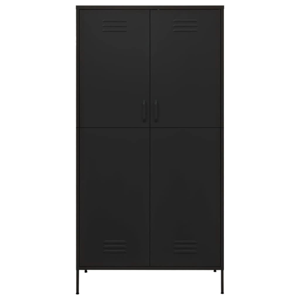 vidaXL Wardrobe Olive Green 90x50x180 cm Steel by vidaXL