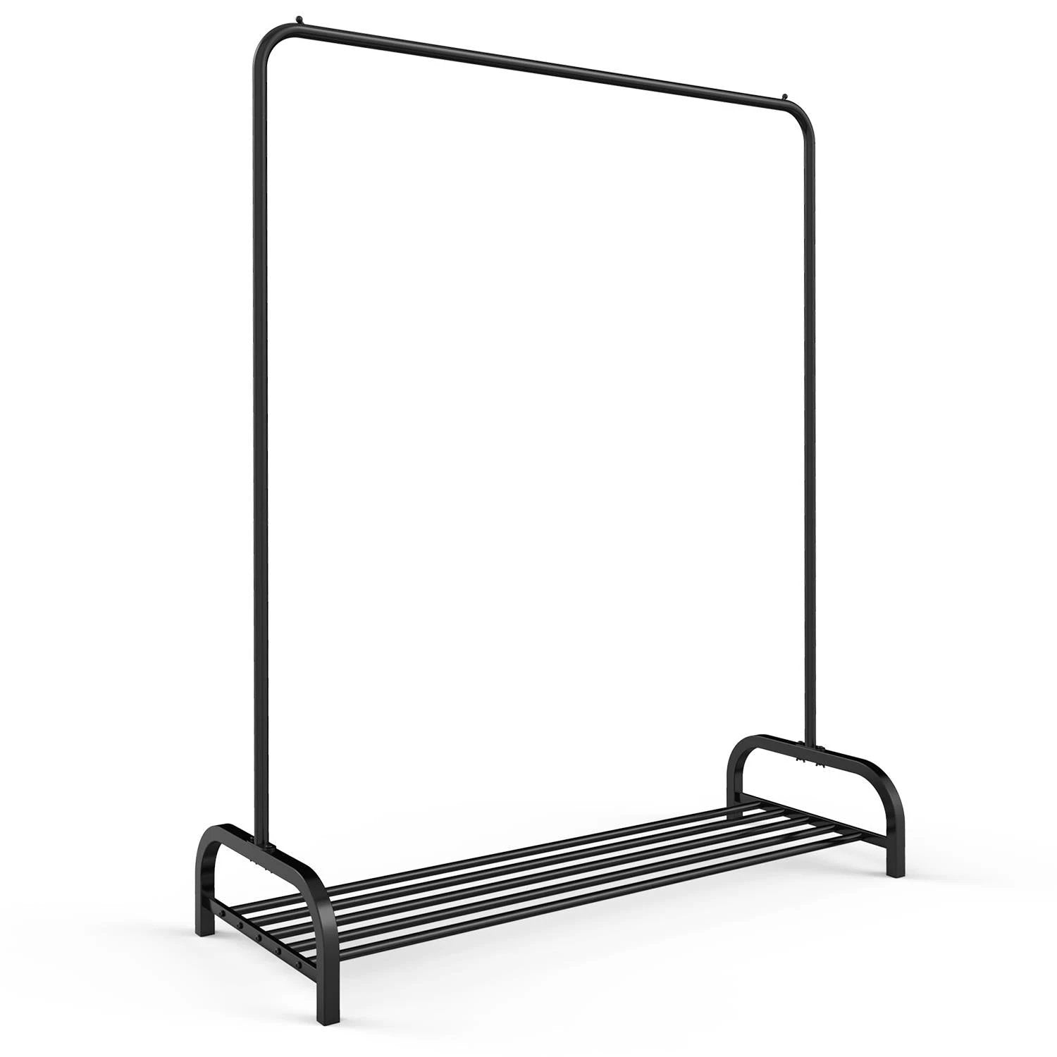 Vinsani Vinsani Freestanding Clothes Rail And Shoe Rack 120cm Wide Multifunctional Hallway Organizer - Wardrobe