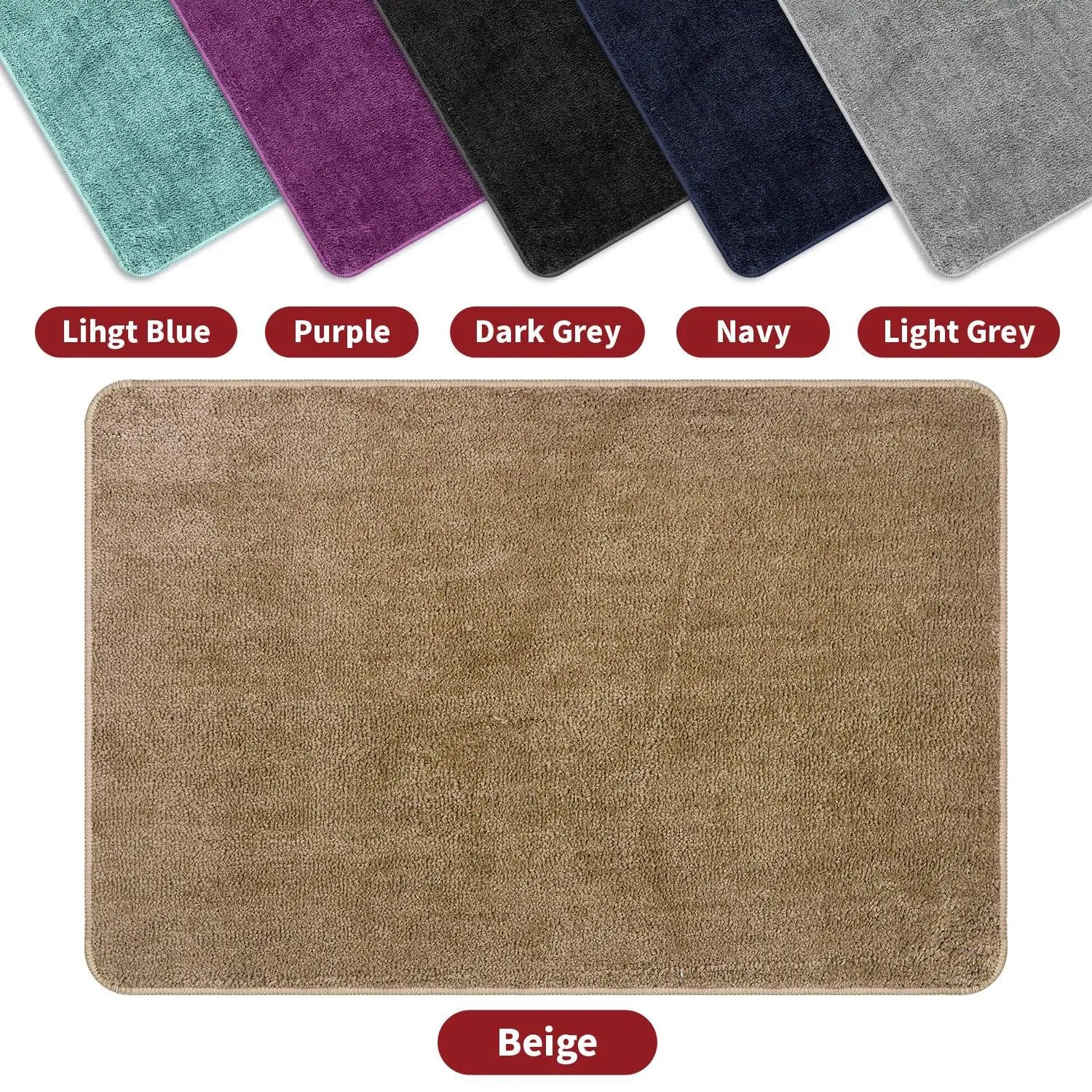 Vinsani VINSANI BATH MAT 60X90cm BEIGE 1010167 - Rug