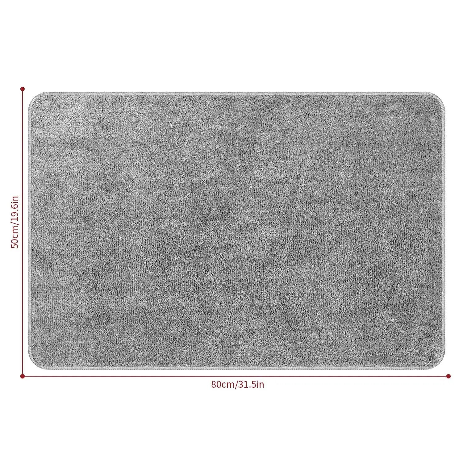 Vinsani VINSANI BATH MAT 50X80cm L.GREY 1010159 - Rug