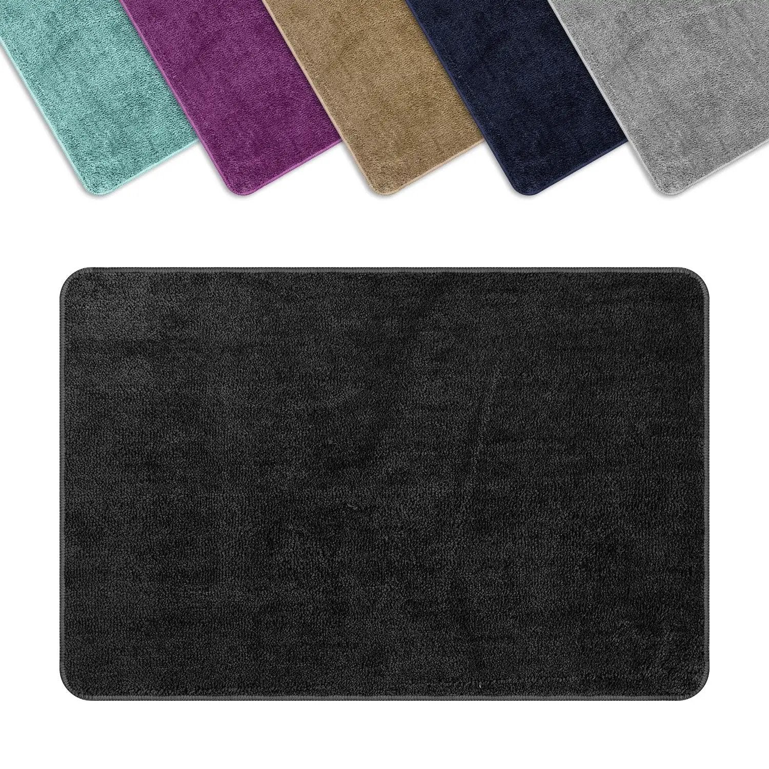 Vinsani VINSANI BATH MAT 60X90cm D.GREY 1010166 - Rug