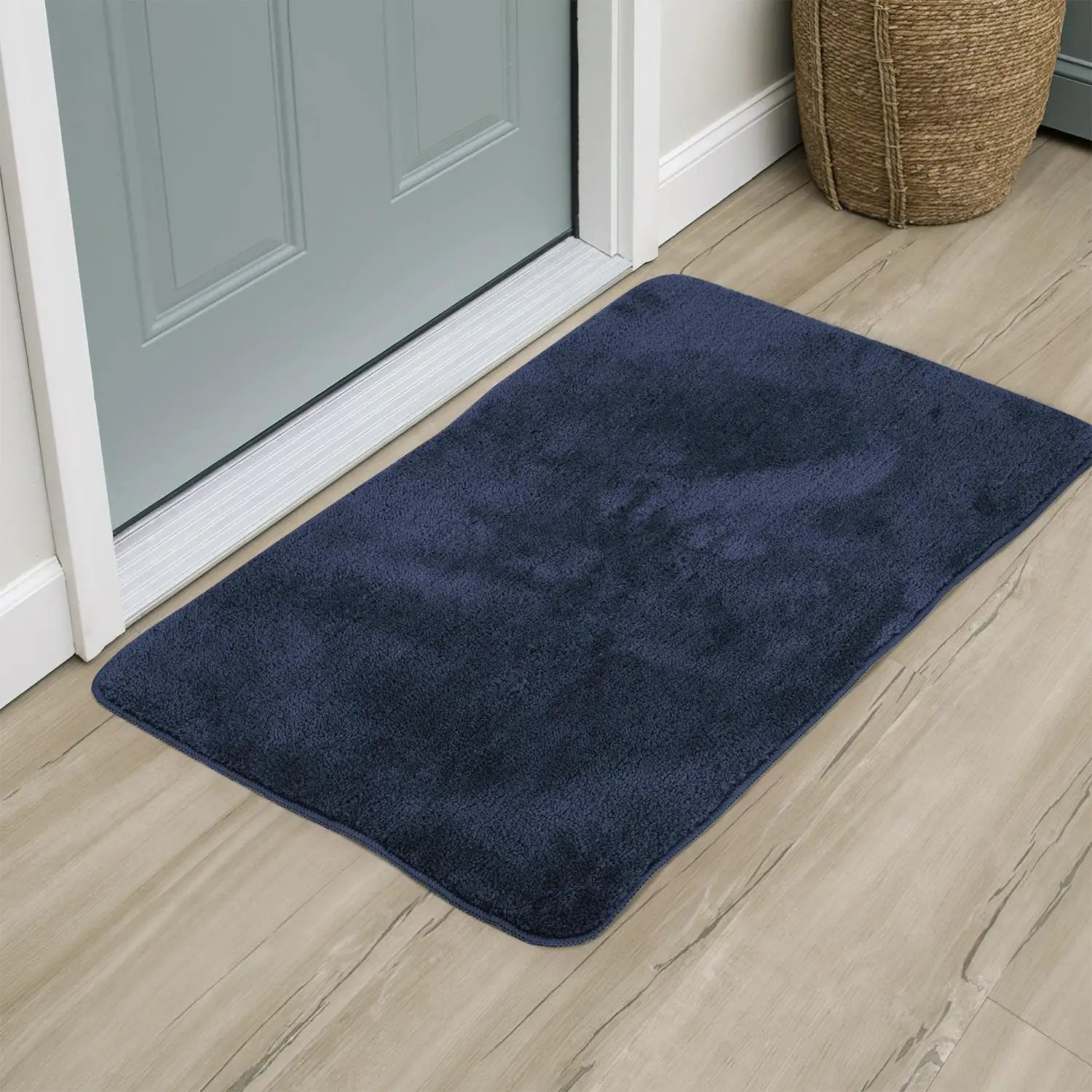 Vinsani VINSANI BATH MAT 60X90cm NAVY 1010168 - Rug