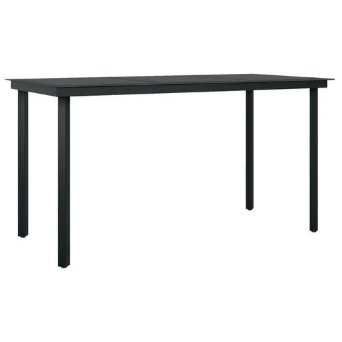 vidaXL 5 Piece Garden Dining Set Black Cotton Rope and Steel by vidaXL