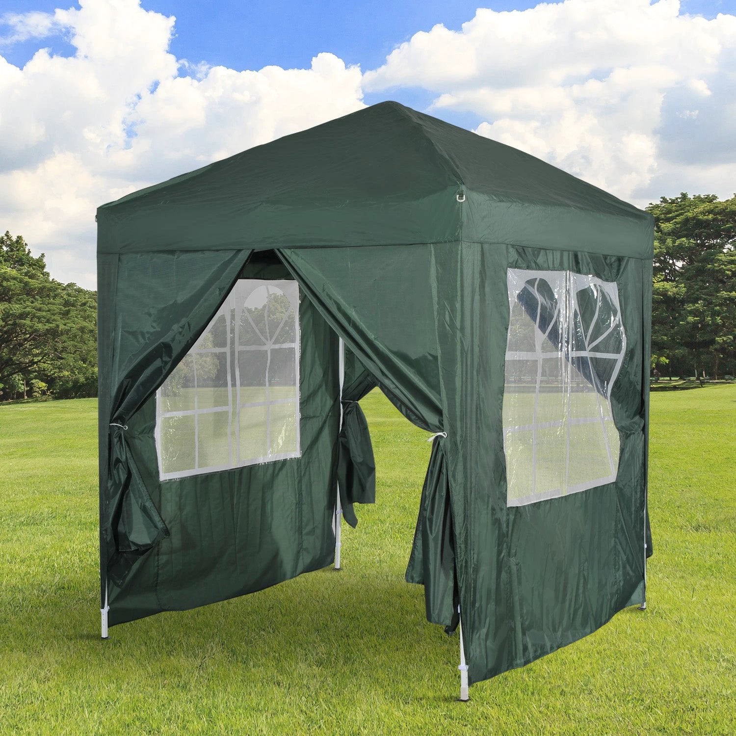 2x2m Garden Pop Up Gazebo Marquee Party Tent Wedding Awning Canopy by Outsunny