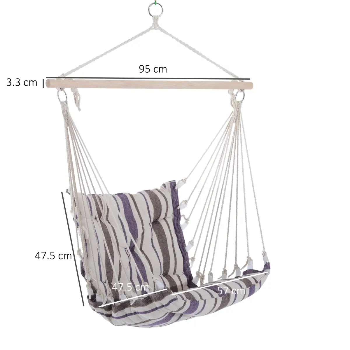 Outsunny Hanging Swing Chair - Hammocks