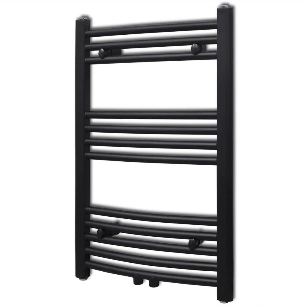 vidaXL Quality Grey Towel Rail Radiator 480x480mm Dual Purpose Hydronic Heating For Bathroom - Radiator