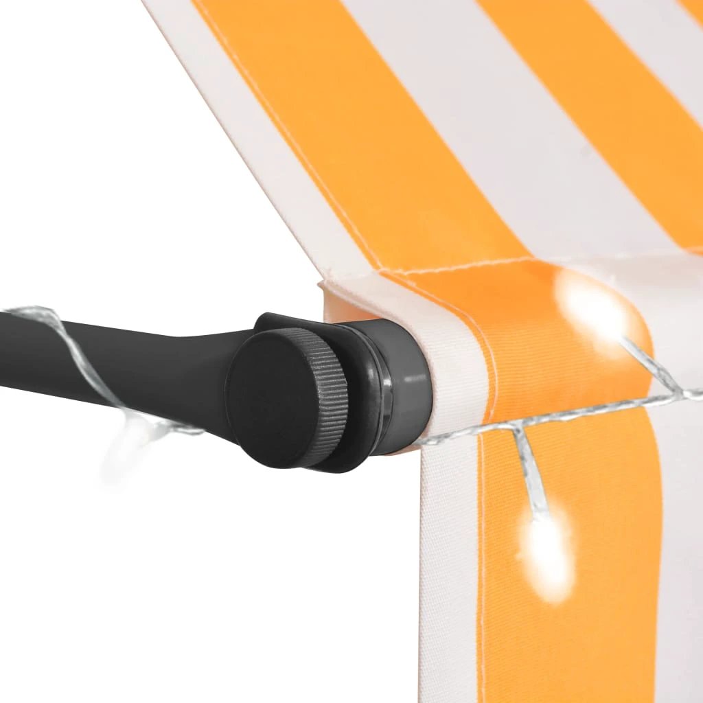 Premium Retractable Awning 150cm LED Patio by vidaXL