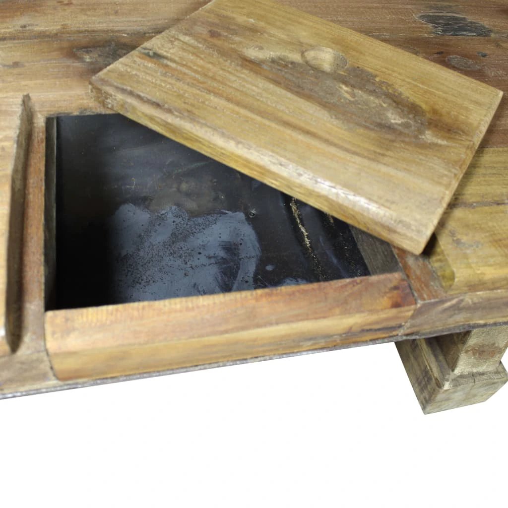 Reclaimed Solid Coffee Table 90x50x35cm by vidaXL