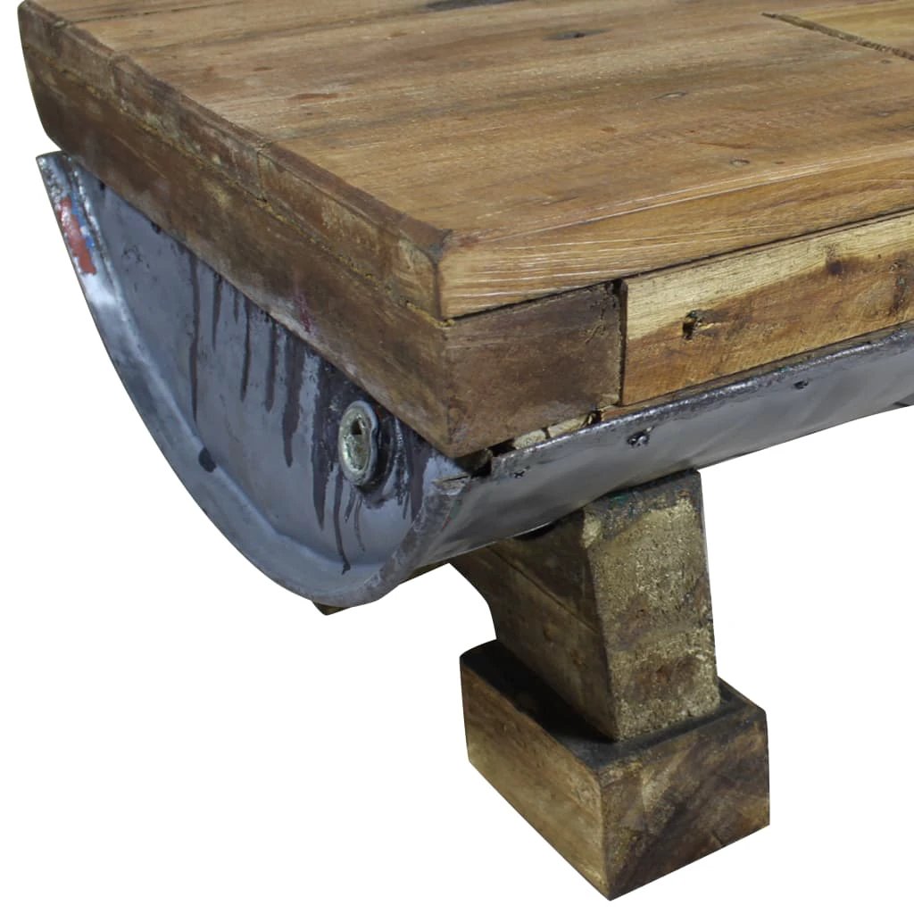 Reclaimed Solid Coffee Table 90x50x35cm by vidaXL