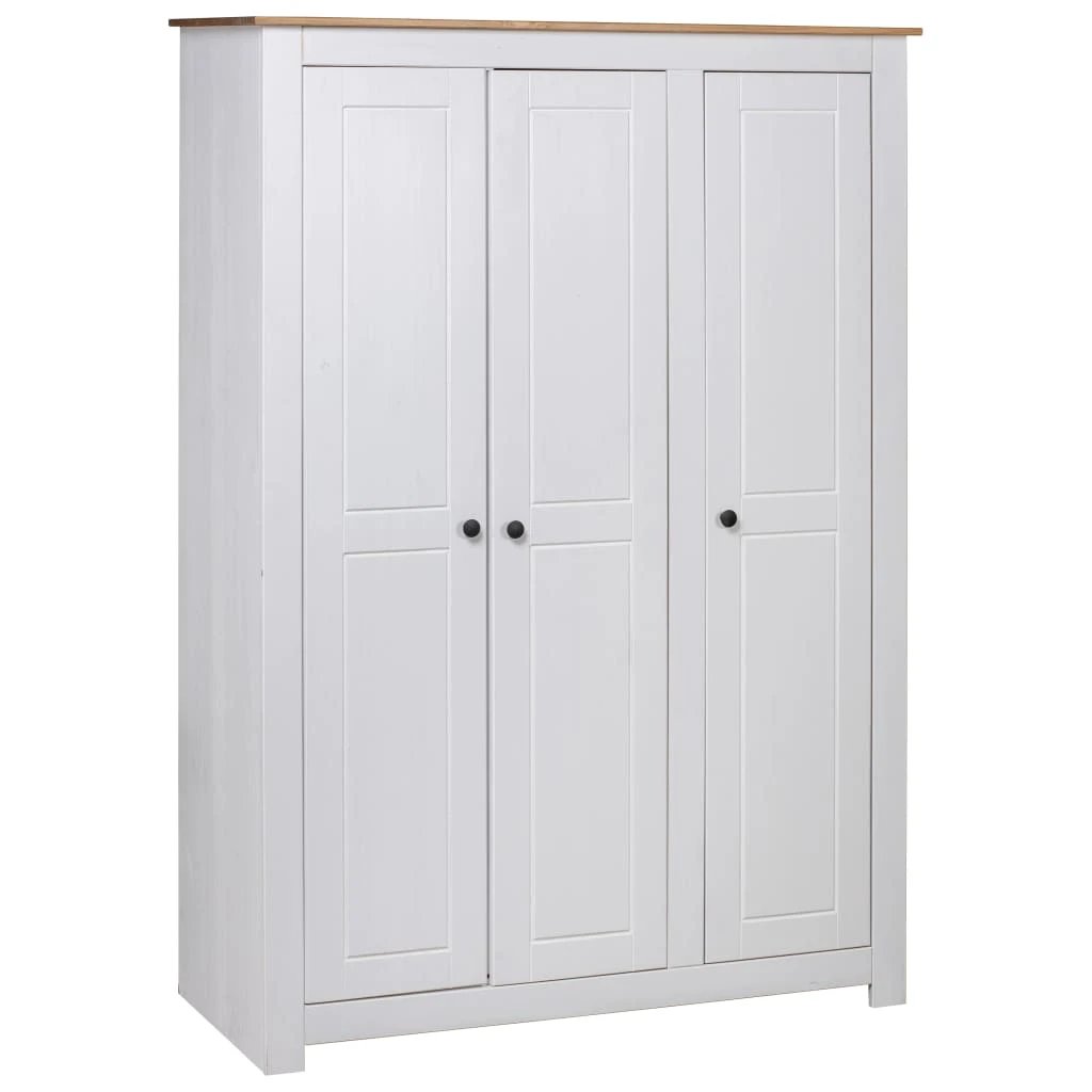 vidaXL vidaXL 3-Door Wardrobe 118x50x171.5 cm Pine Panama Range - Wardrobe