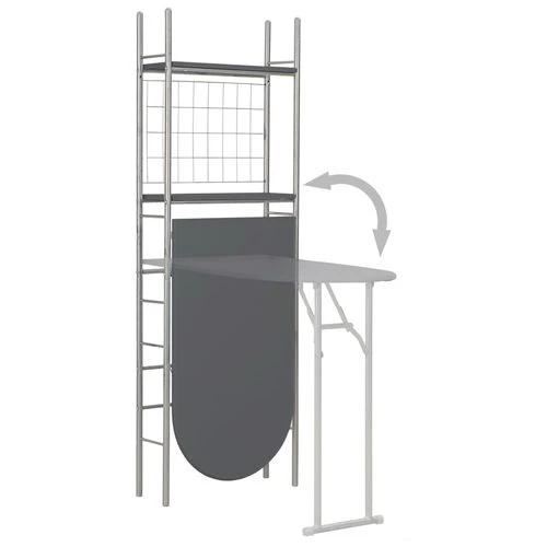 vidaXL vidaXL 3 Piece Folding Dining Set with Storage Rack for Space-Saving Solutions in Homes and Restaurants -