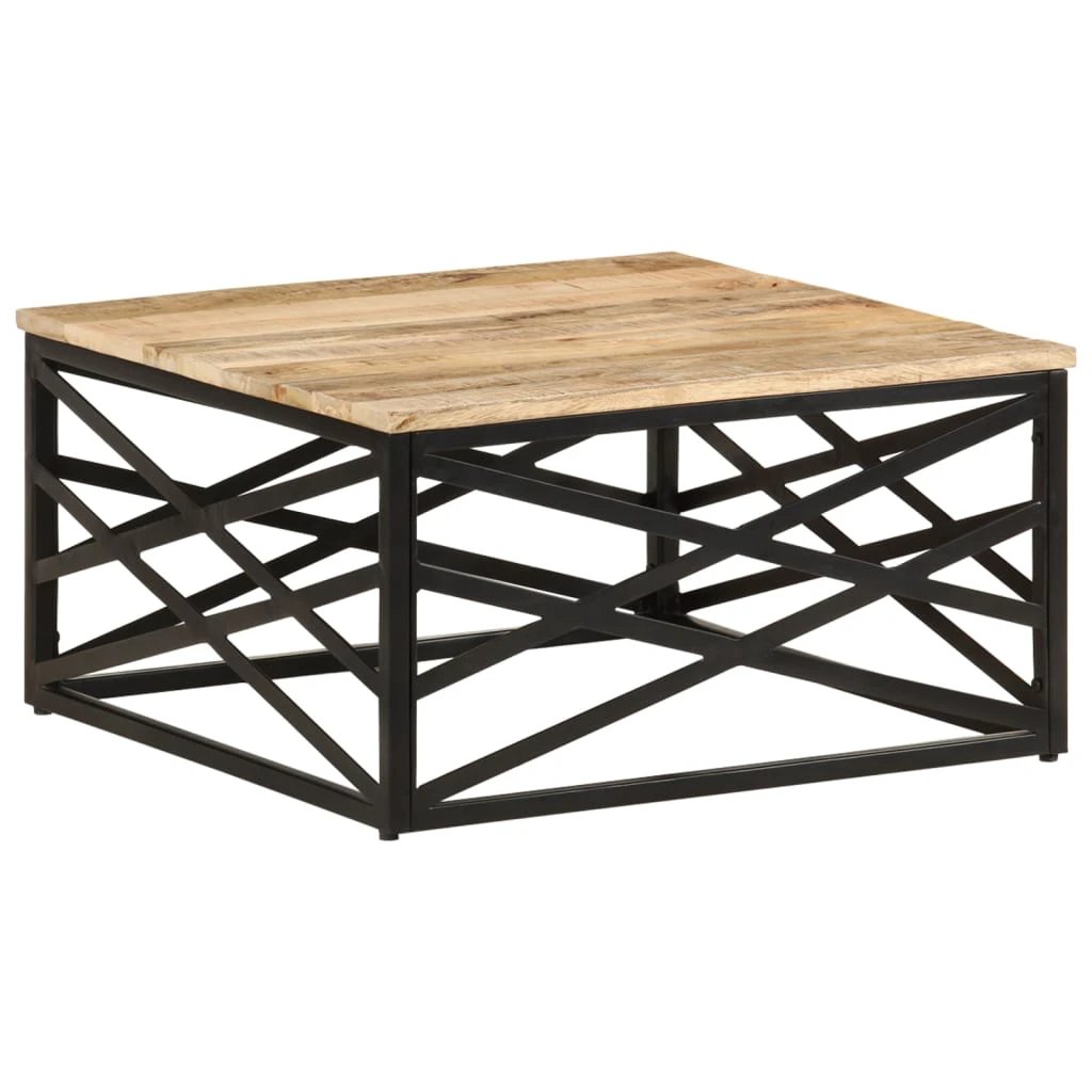 vidaXL Coffee Table 68x68x35 cm Solid Reclaimed Wood Handmade For Living Room Decor by vidaXL