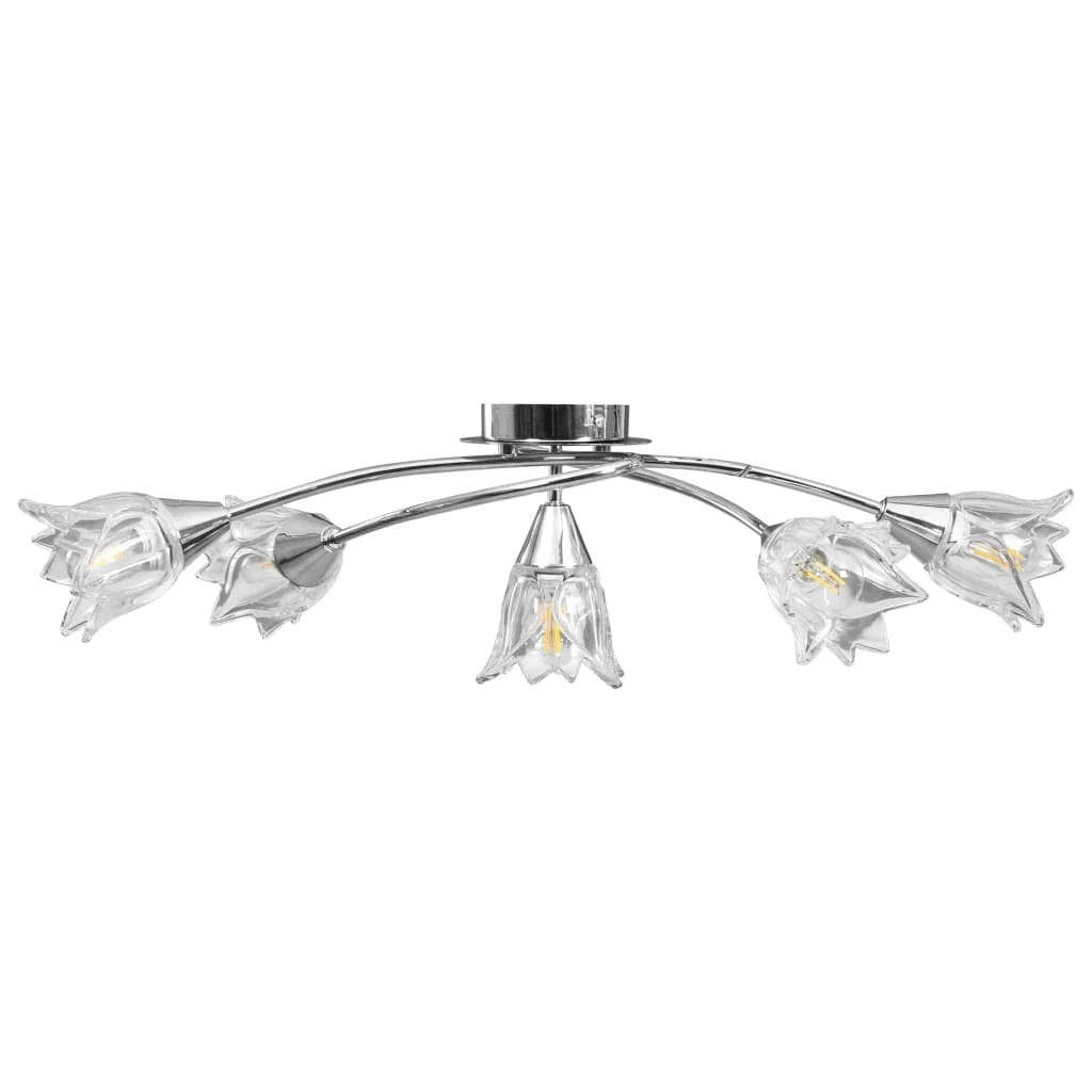 VidaXL Ceiling Lamp 5 Light Tulip Shades Home by vidaXL