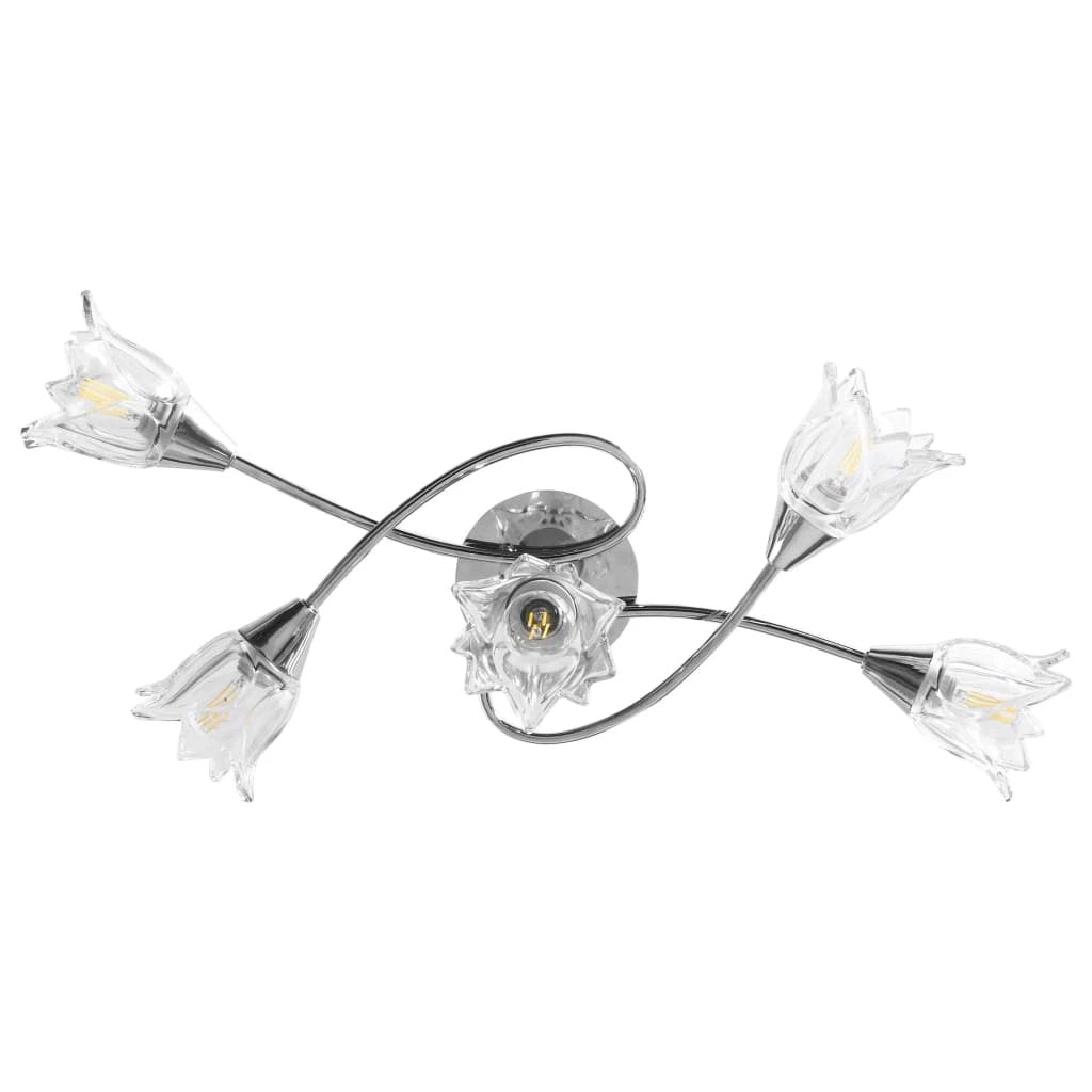 VidaXL Ceiling Lamp 5 Light Tulip Shades Home by vidaXL