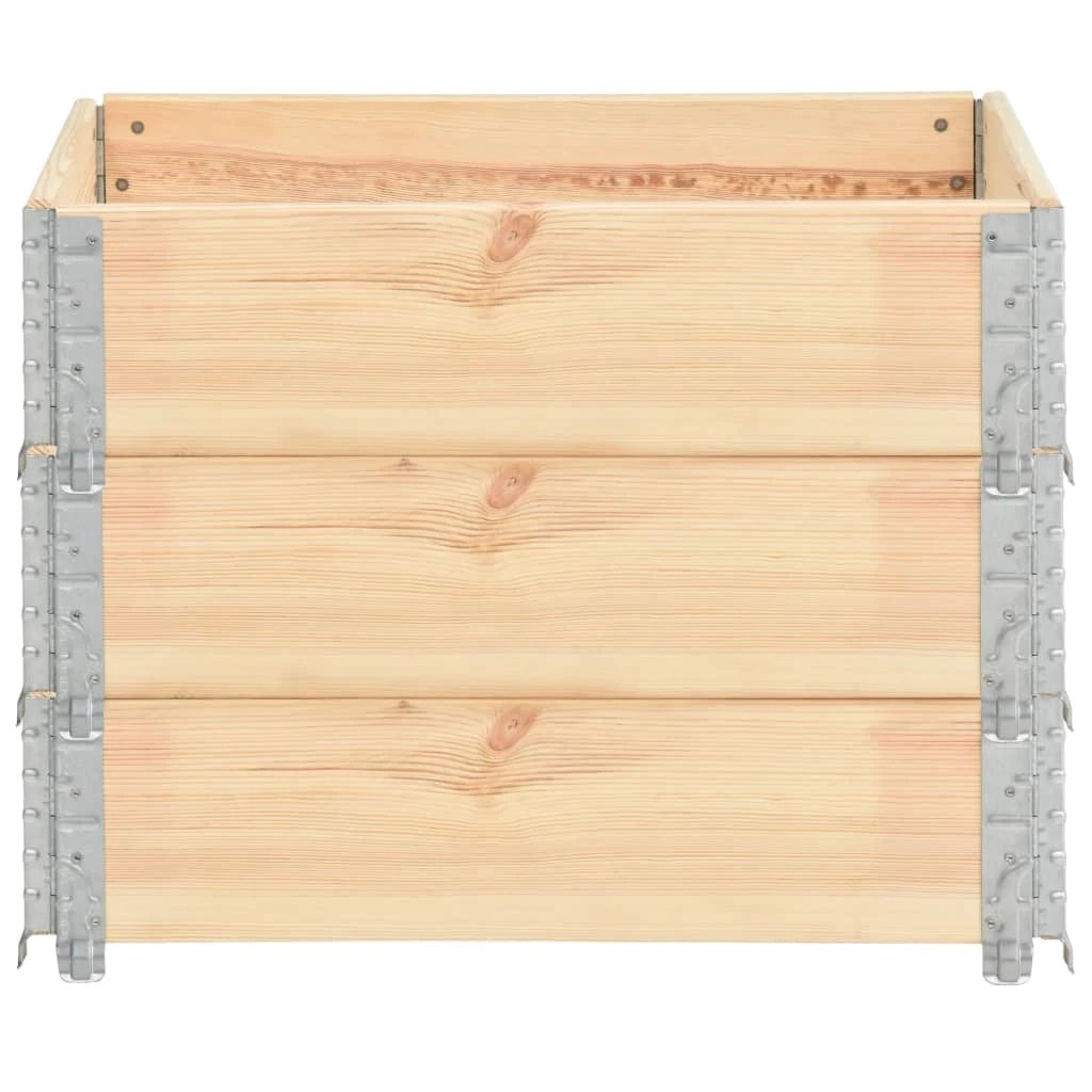 vidaXL vidaXL Raised Bed 60x80 cm Solid Pine Wood (310048) - Raised Beds