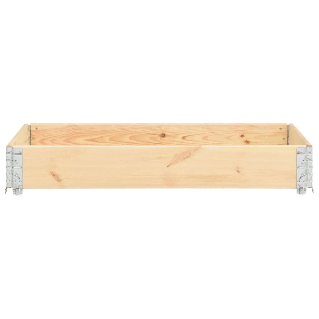vidaXL vidaXL Raised Bed 60x80 cm Solid Pine Wood (310048) - Raised Beds
