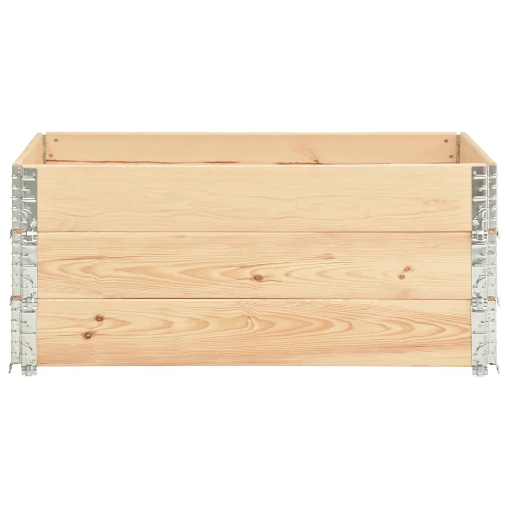 vidaXL vidaXL Raised Bed 60x80 cm Solid Pine Wood (310048) - Raised Beds