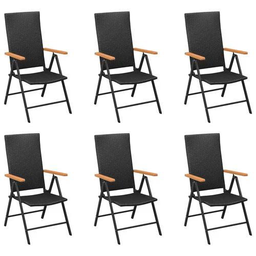 vidaXL vidaXL 3 Piece Garden Dining Set with Weather-Resistant PE Rattan and Stylish WPC Armrests for Outdoor Entertaining - Garden Set