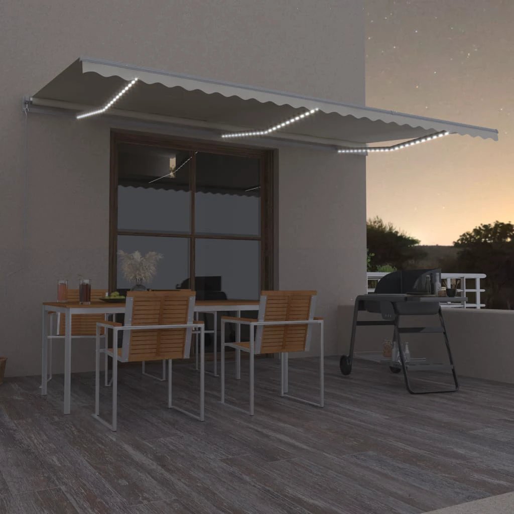 vidaXL Awning 300x250 cm LED Patio by vidaXL