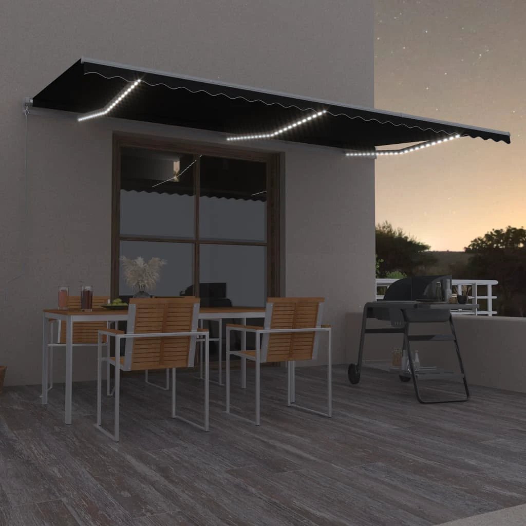vidaXL Awning 300x250 cm LED Patio by vidaXL