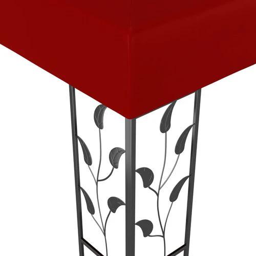 vidaXL Gazebo 3x3 m with LED String Lights for Outdoor Gatherings and Shade by vidaXL