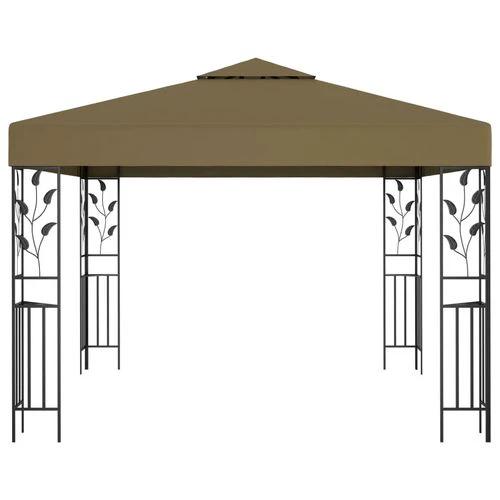 vidaXL vidaXL Gazebo 3x3 m with LED String Lights for Outdoor Gatherings and Shade - Gazebos