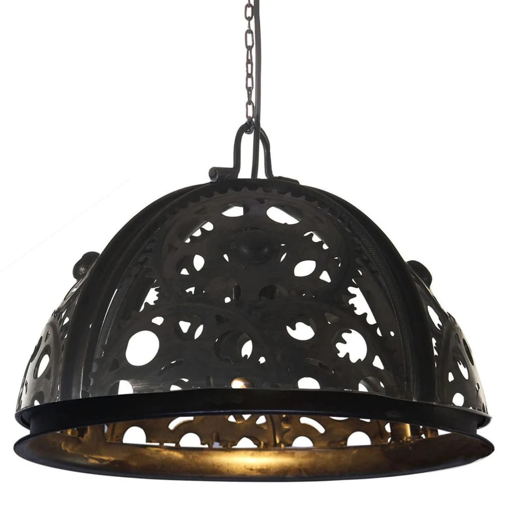 Industrial Ceiling Lamp 45cm Chain Wheel Home by vidaXL