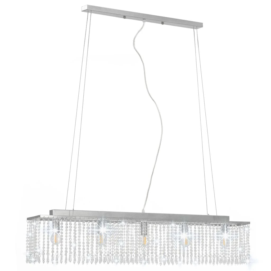 vidaXL Crystal Ceiling Lamp 104cm Crystal Beads Dining - Ceiling Lights