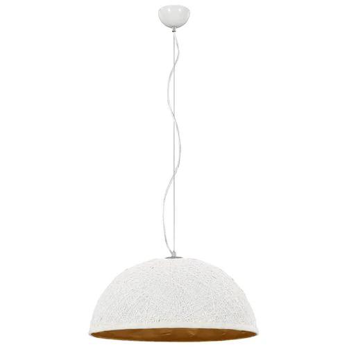 vidaXL Pendant Lamp White and Silver Ø50 cm E27 by vidaXL