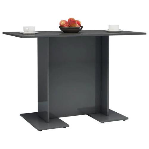 vidaXL vidaXL Dining Table 110x60x75 cm Engineered Wood Modern Design for Stylish Dining Spaces - Uncategorized Dining Table