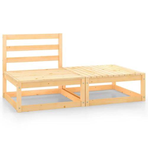 vidaXL vidaXL Garden Corner Sofa Set with Modular Design for Outdoor Relaxation and Family Gatherings - Garden Sofa Sets