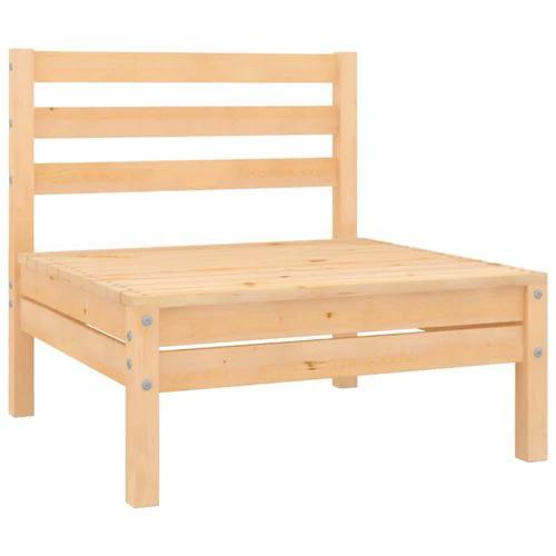 vidaXL vidaXL Modular Corner Sofa 150x150 cm Solid Pinewood with Sturdy Design for Outdoor Relaxation - Garden Sofa Sets
