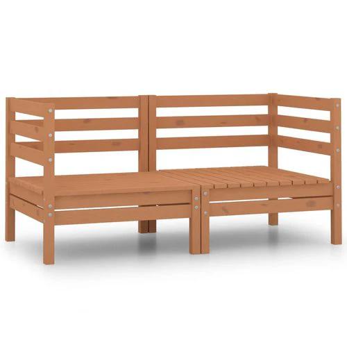 vidaXL Modular Corner Sofa 150x150 cm Solid Pinewood with Sturdy Design for Outdoor Relaxation by vidaXL