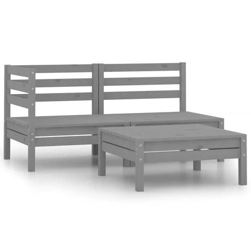 vidaXL Modular Corner Sofa 150x150 cm Solid Pinewood with Sturdy Design for Outdoor Relaxation by vidaXL