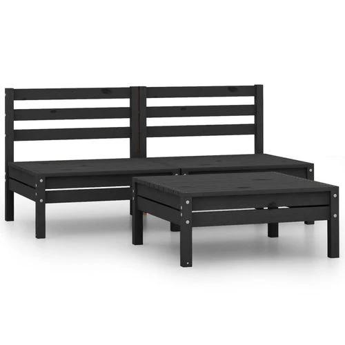 vidaXL vidaXL Modular Corner Sofa 150x150 cm Solid Pinewood with Sturdy Design for Outdoor Relaxation - Garden Sofa Sets