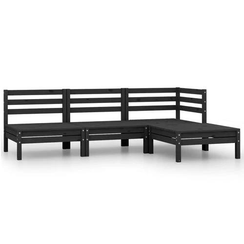 vidaXL vidaXL Modular Corner Sofa 150x150 cm Solid Pinewood with Sturdy Design for Outdoor Relaxation - Garden Sofa Sets