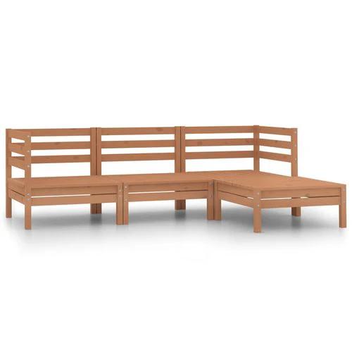 vidaXL Modular Corner Sofa 150x150 cm Solid Pinewood with Sturdy Design for Outdoor Relaxation by vidaXL