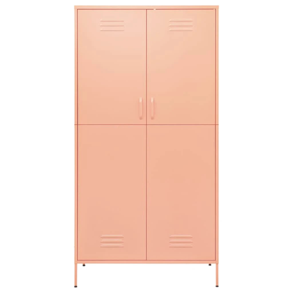 vidaXL Wardrobe Olive Green 90x50x180 cm Steel by vidaXL
